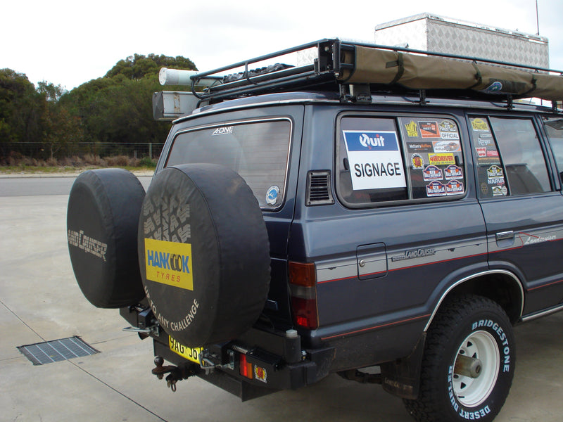 Twin Wheel Carrier Rear Bar (Bar Only, No Arms) Suitable For Toyota Landcruiser 60 Series
