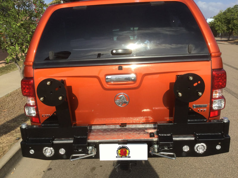 Twin Wheel Carrier Rear Bar (Bar Only, No Arms) Suitable For Holden Colorado RG 4WD 2012-2020