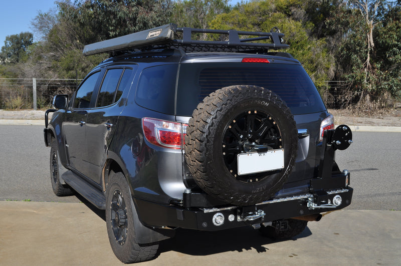 Twin Wheel Carrier Rear Bar (Complete) Suitable For Holden Colorado 7 & Trailblazer SUV Includes LTZ 2012+