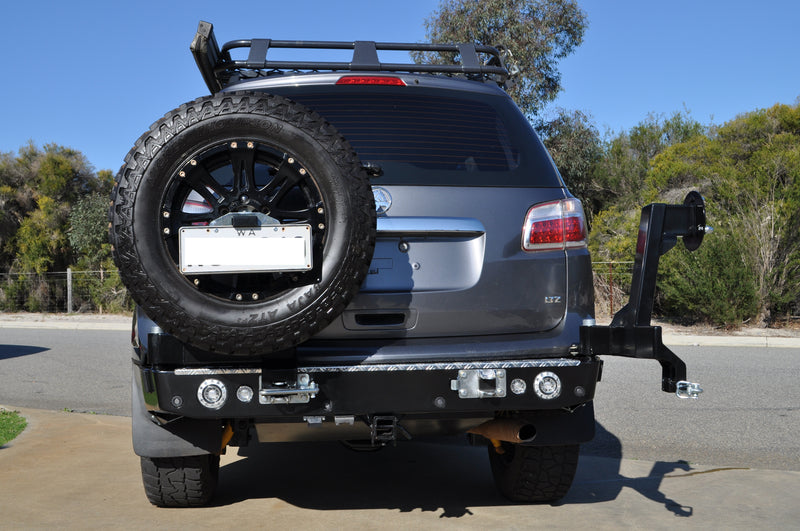 Twin Wheel Carrier Rear Bar (Complete) Suitable For Holden Colorado 7 & Trailblazer SUV Includes LTZ 2012+