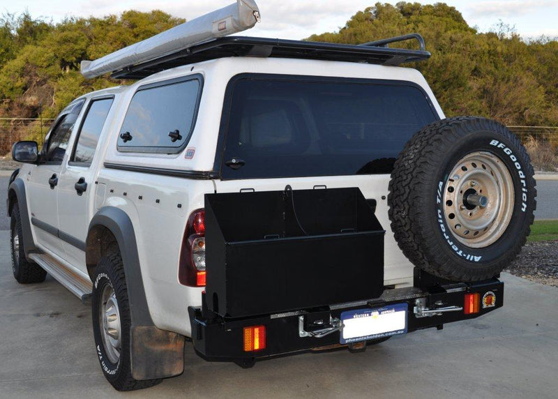 Twin Wheel Carrier Rear Bar (Bar Only, No Arms) Suitable For Holden Rodeo RA/ RA7/ Colorado/ Dmax 4WD 2007-2012