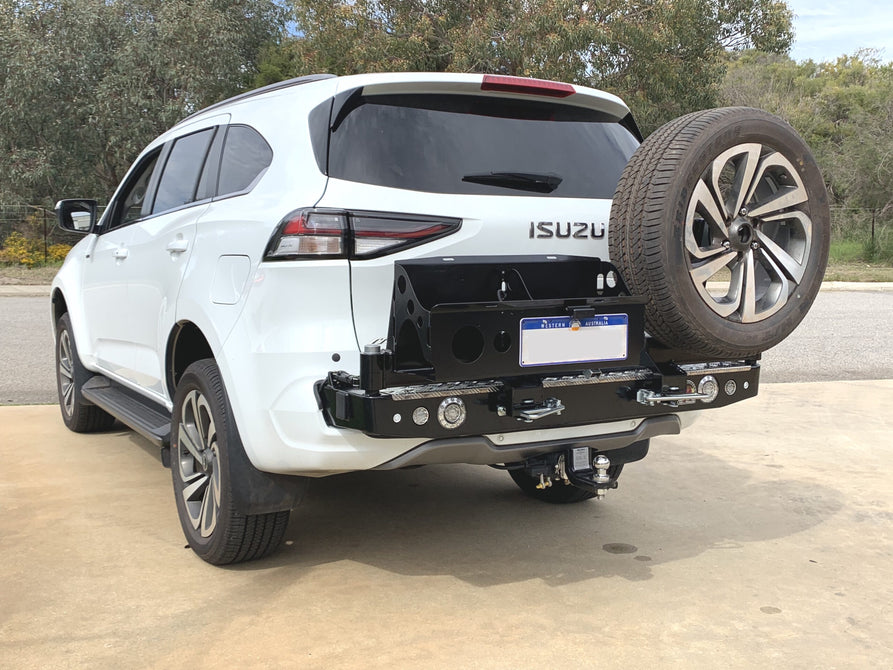 Twin Wheel Carrier Rear Bar (Complete) Suitable For Isuzu MUX 3L Turbo Diesel 4WD Wagon 2021-2024