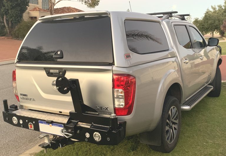 Twin Wheel Carrier Rear Bar (Bar Only, No Arms) Suitable For Nissan Navara NP300 D23 2015-2021