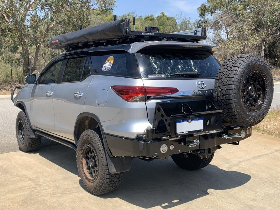 Twin Wheel Carrier Rear Bar (Bar Only, No Arms) Suitable For Toyota Fortuner GX & GXL (4 rear sensors) 2020+