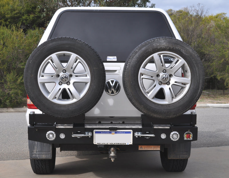 Twin Wheel Carrier Rear Bar (Complete) Suitable For Volkswagen Amarok Single & Dual Cab