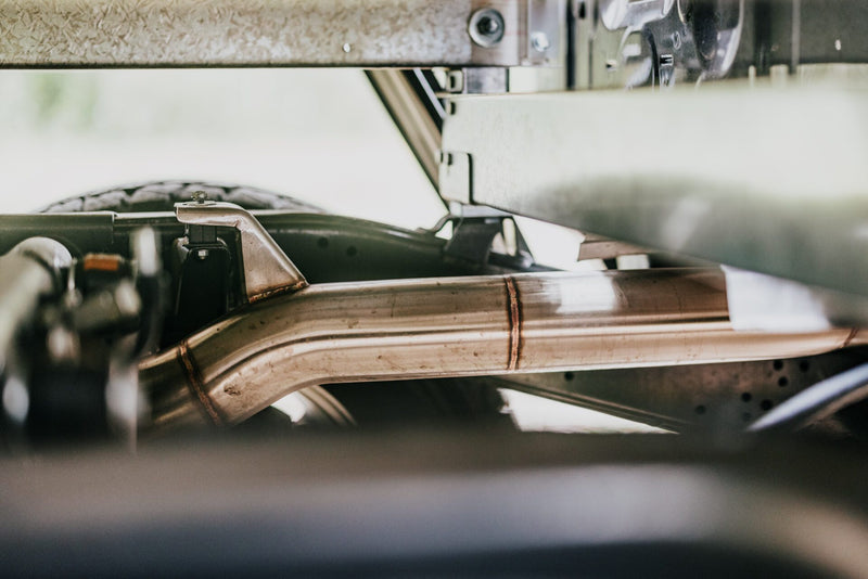 Torqit 3.5″ Single Exit Exhaust for Toyota Landcruiser 79 Series 4.5L Dual Cab (2016–2024+)