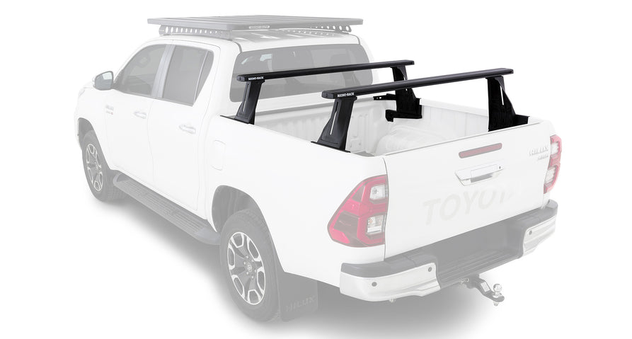 Rhino-Rack Reconn-Deck 2 Bar Ute Tub System for / Suitable for Toyota Hilux SR5 Gen 8 4×4