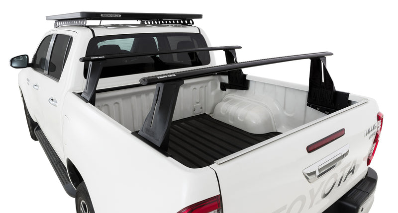 Rhino-Rack Reconn-Deck 2 Bar Vortex Ute Tub System for / Suitable for Toyota Hilux SR5 Gen 8 4×4