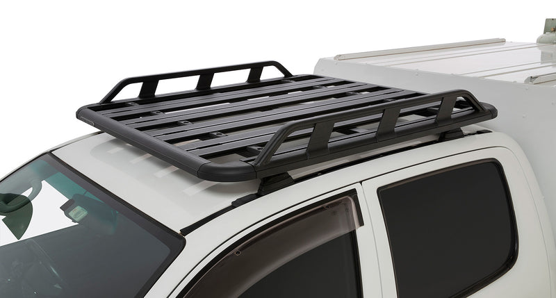 Rhino-Rack Pioneer Tradie (1328mm x 1236mm) with RCL Legs for Toyota Hilux Gen 7 Dual Cab 4×4 (2005–2015)