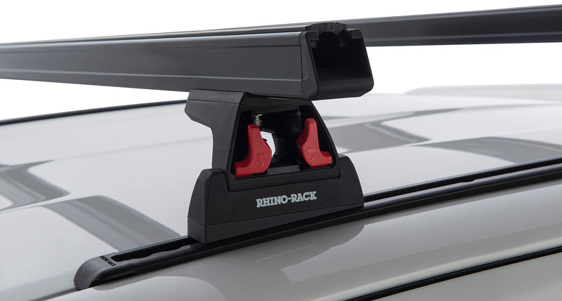 Rhino-Rack Heavy Duty 2500 Black 1 Bar Roof Rack suitable for Toyota Hilux Gen 8 4×4 Extra Cab and Single Cab