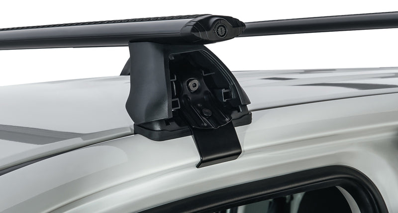 Rhino-Rack Vortex 2500 Black 2 Bar Roof Rack for Toyota Hilux Gen 7 4×4