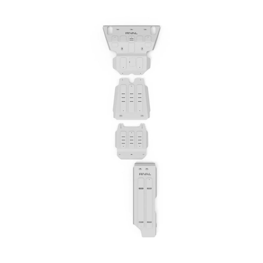Aluminium Bash Plate Set (Radiator, Engine, Transmission, Transfer Case, Fuel Tank) Suitable For Toyota Hilux (2005-2014)