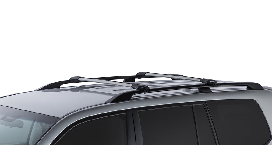 Rhino-Rack Vortex StealthBar Silver 2 Bar Roof Rack for Toyota LandCruiser 200 Series 4×4