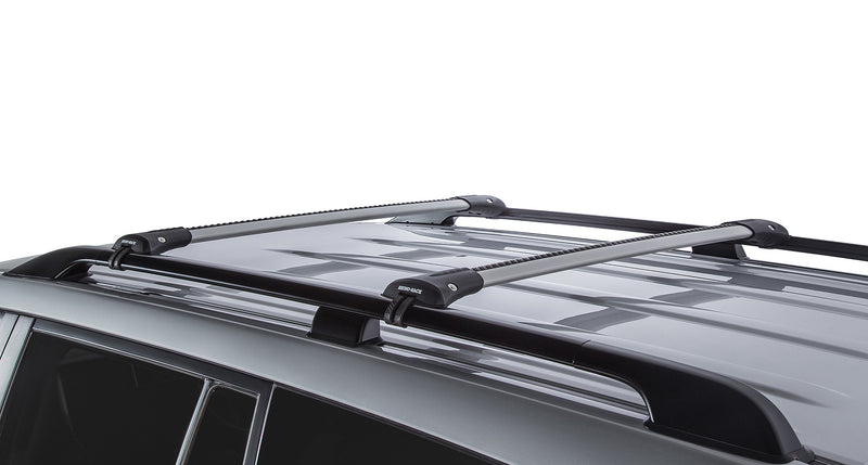 Rhino-Rack Vortex StealthBar Silver 2 Bar Roof Rack for Toyota LandCruiser 200 Series 4×4