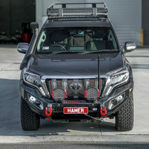 Hamer 4x4 Bull Bar King Series (incl. 3.5T Rated Recovery Points) Suitable For Toyota Landcruiser Prado Prado 150 Series 2013-2017