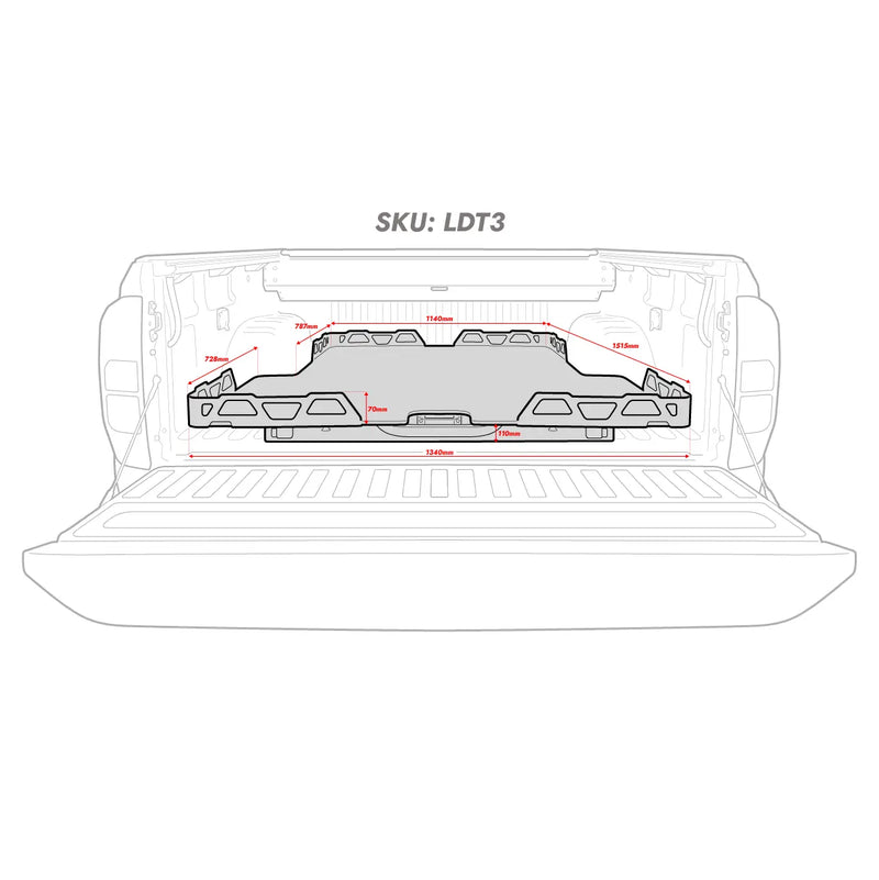 HSP Load Slide suits LDV Terron 2025+ – LDT3