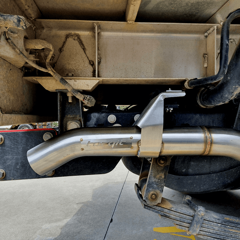 Torqit 3.5″ Twin Exit Exhaust for Landcruiser 79 Series 4.5L 2007–2016