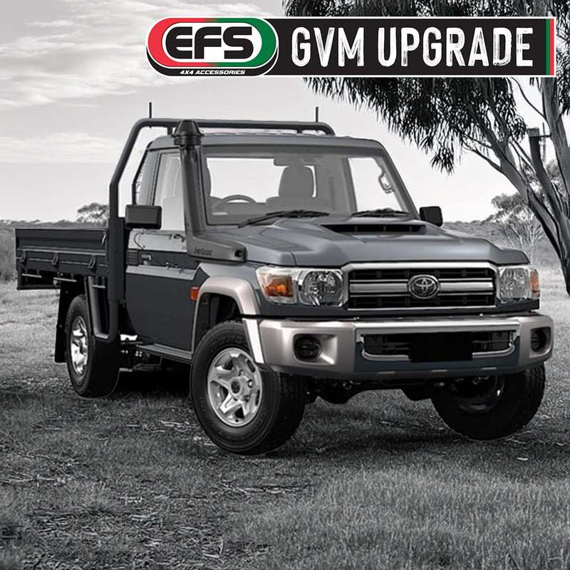 EFS 3950kg GVM Upgrade - Suits Toyota Landcruiser 79 Series (Single & Dual Cab, 08/2012 to 08/2022)