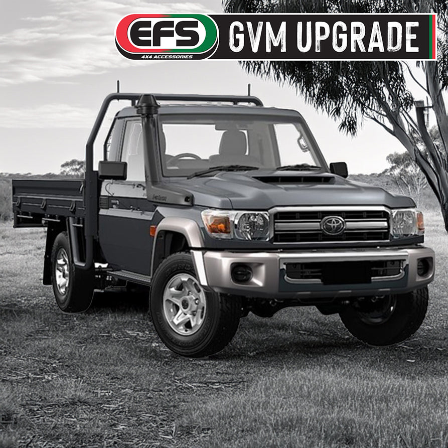 EFS 3950kg GVM Upgrade - Suits Toyota Landcruiser 79 Series (Single & Dual Cab, 08/2012 to 08/2022)