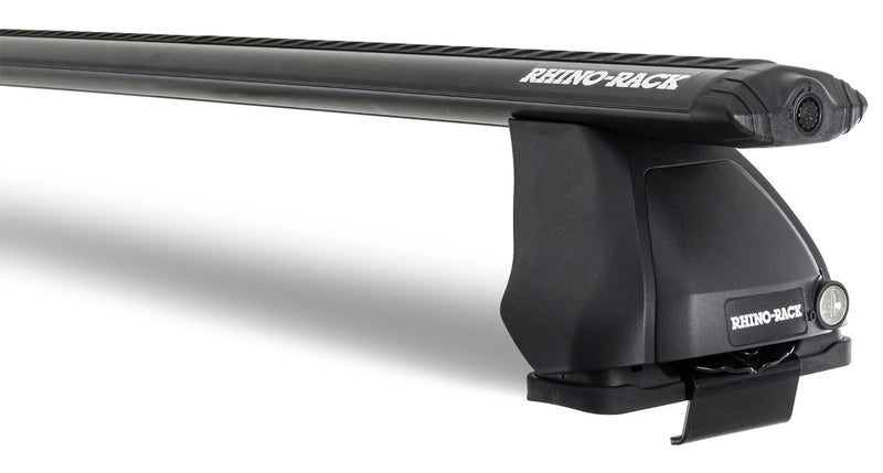Rhino-Rack Vortex 2500 Black 1 Bar Roof Rack (Front) for Hilux – Suitable for Toyota Hilux Gen 8 & Gen 9 4×4 Double Cab
