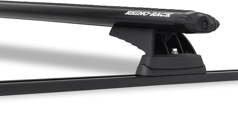 Rhino-Rack Vortex RCL Trackmount Black 2 Bar Roof Rack – Suitable for Suzuki Jimny & Suzuki Vitara (4×4)