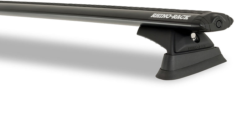Rhino-Rack Vortex RCL Black 2 Bar Roof Rack – Isuzu MU-X Gen1 LS-T 4×4 with Roof Rails (2013–2021)