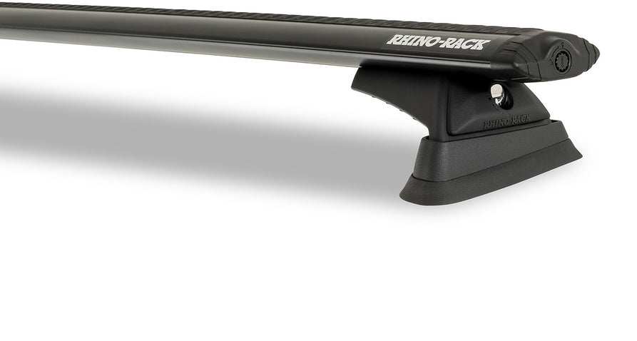 Rhino-Rack Vortex RCL Black 2 Bar Roof Rack for Land Rover Discovery 3 & 4 4×4