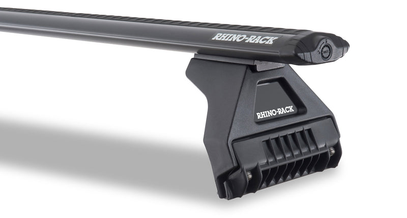 Rhino-Rack Vortex RL110 Black 2 Bar Roof Rack for Toyota LandCruiser 79 Series 4×4