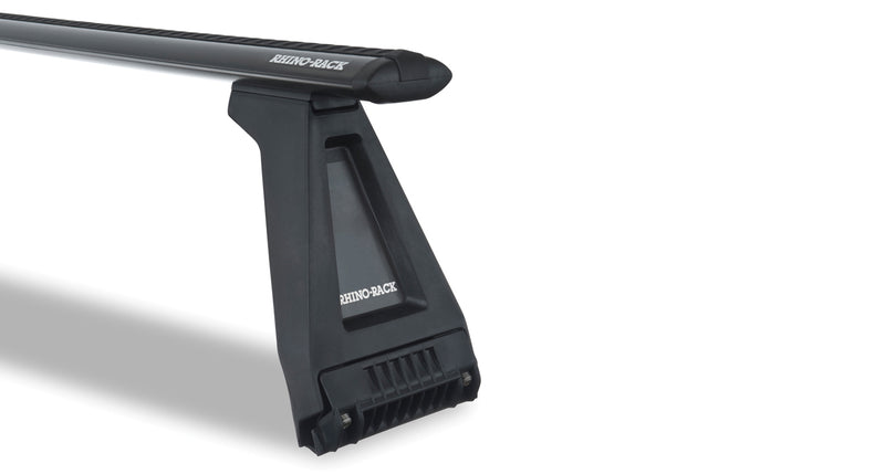 Rhino-Rack Vortex RL210 Black 2 Bar Roof Rack for Toyota LandCruiser 75/77 Series, 78 Series and Sahara 60 Series 4×4