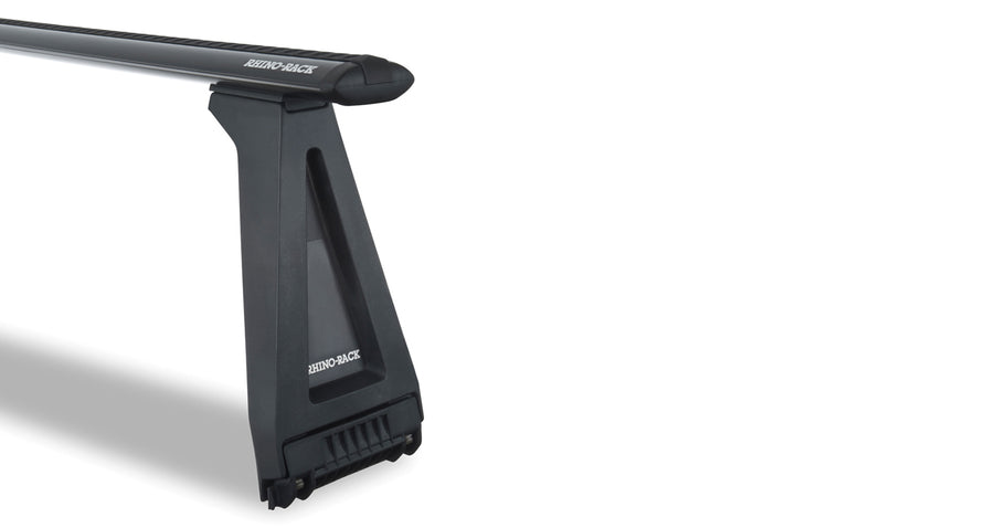 Rhino-Rack Vortex RL280 Black 2 Bar Roof Rack for Nissan Patrol GQ and Land Rover Discovery 2 4×4