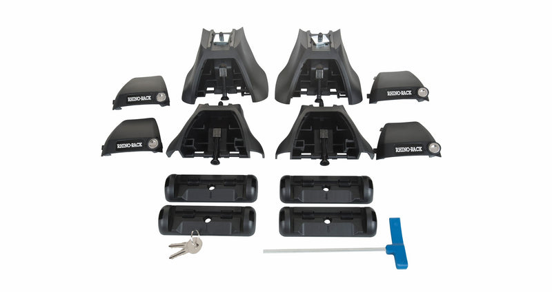 Rhino-Rack Sportz 2500 Black 1 Bar Roof Rack (Rear) for Hilux – Suitable for Toyota Hilux Gen 8 & Gen 9 4×4 Double Cab