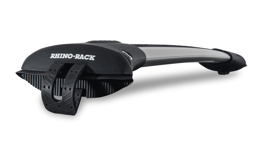 Rhino-Rack Vortex StealthBar Silver 2 Bar Roof Rack for Toyota LandCruiser 100 Series and Lexus LX470 4×4