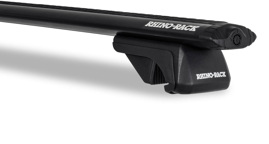Rhino-Rack Vortex SX Black 2 Bar Roof Rack for LandCruiser, Patrol & Cherokee 4×4