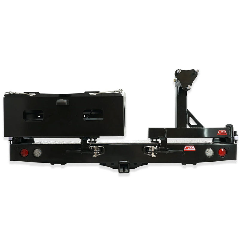 Challenger PB PC 2008-2016 022-02 Rear Wheel Carrier Double Jerry Can Holder Package – SKU MCC-02009-202PK3