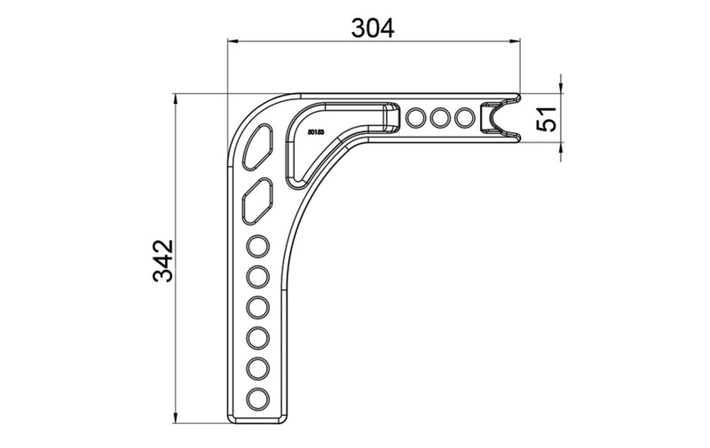 Hayman Reese Adjustable Ball Mount Shank (Cast) – 160mm Drop, 3500kg Rated