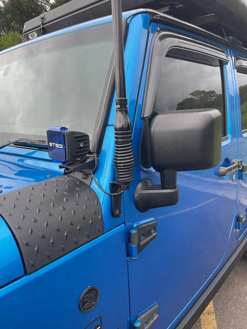GMF4x4 Jeep Wrangler JK Fender Aerial UHF bracket 075P-FB