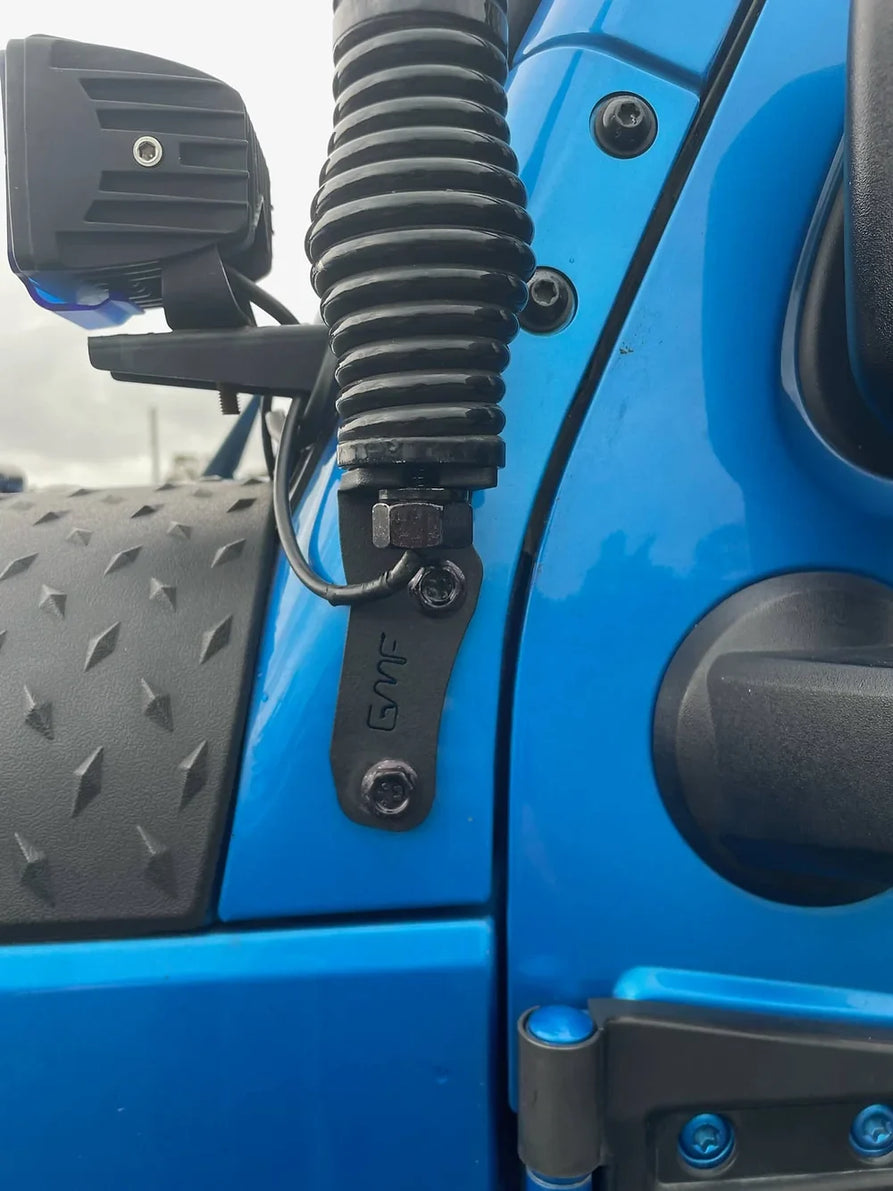 GMF4x4 Jeep Wrangler JK Fender Aerial UHF bracket 075P-FB