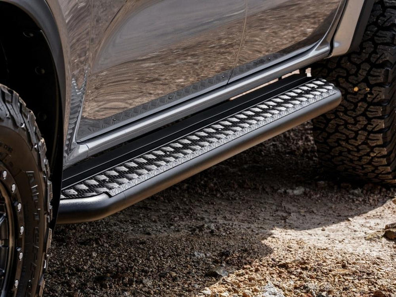 PIAK Black Side Steps Rails Compatible for Ford Everest 2022 Onwards | Tough 4x4 Steel Steps