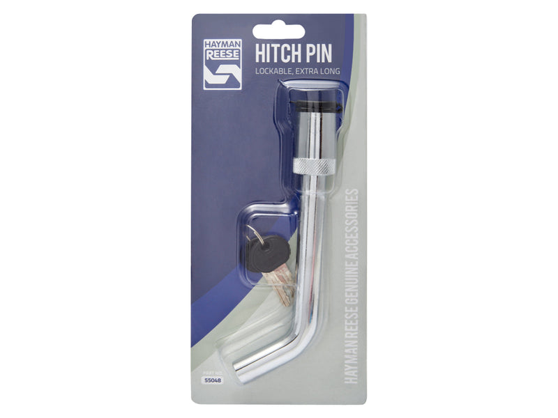 Hayman Reese Lockable Hitch Pin – Extra Long Anti-Theft Straight Pin