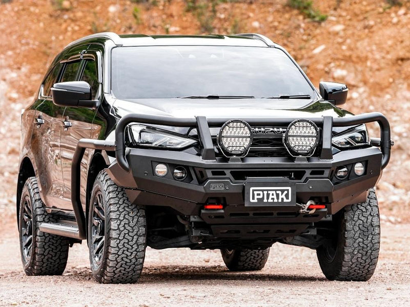 PIAK Genesis 4x4 Loop Bull Bar | Orange Recovery & Black Bash – Isuzu MU-X 2021+