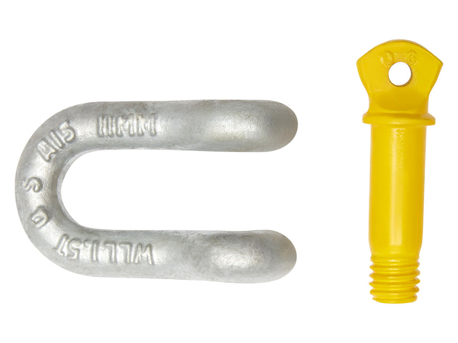 Hayman Reese D Shackle 11mm – Rated 1500kg for Heavy Duty Towing