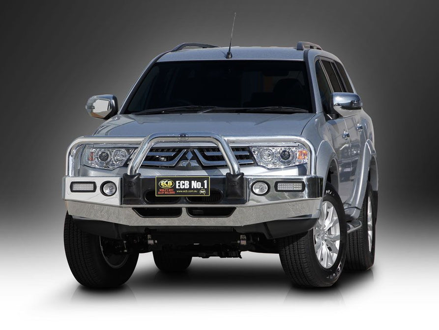 MITSUBISHI CHALLENGER PC Bullbar with Bumper Lights (07/13 to 10/15)