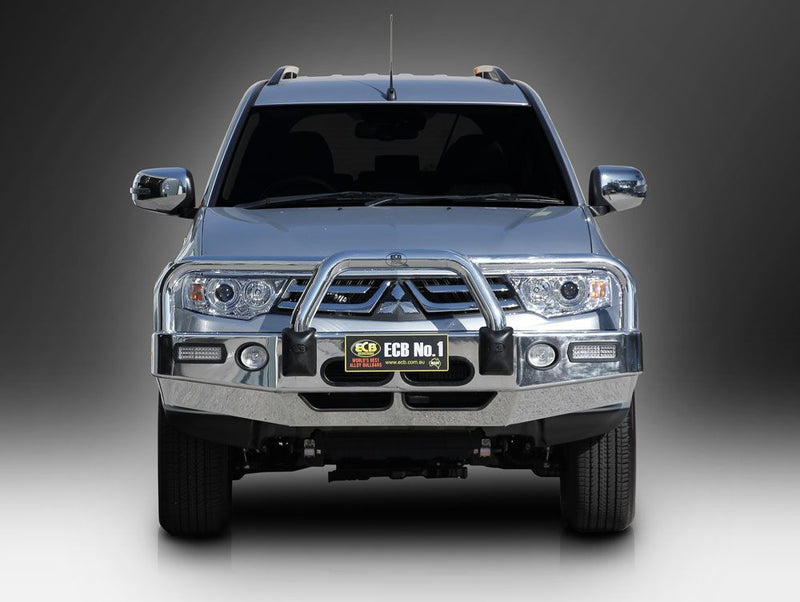 MITSUBISHI CHALLENGER PC Bullbar with Bumper Lights (07/13 to 10/15)