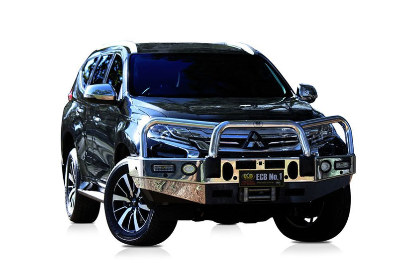 MITSUBISHI PAJERO SPORT Winch Bullbar with Bumper Lights (05/16 to 11/19)