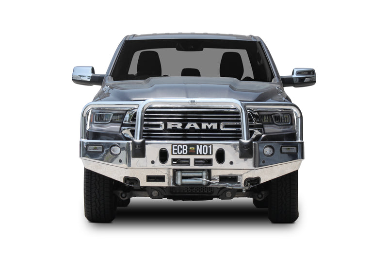 RAM 1500 DT PETROL Winch Bullbar with Bumper Lights (01/19 to 03/20)