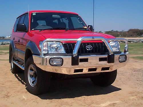 TOYOTA PRADO Bullbar with Bumper Lights (07/96 to 02/03)