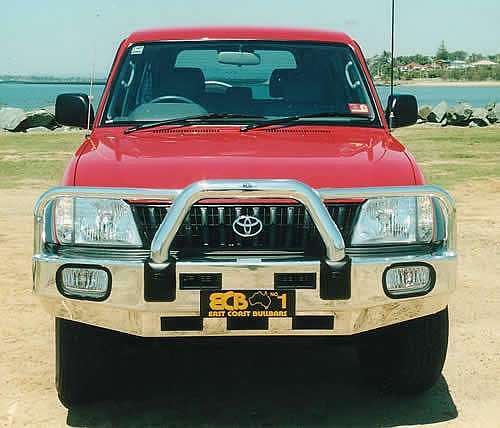 TOYOTA PRADO Bullbar with Bumper Lights (07/96 to 02/03)