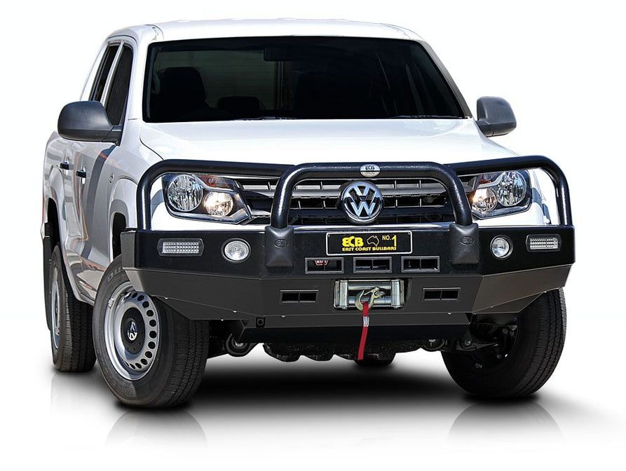 VOLKSWAGEN AMAROK Winch Bullbar with Bumper Lights (07/10 to 08/16)