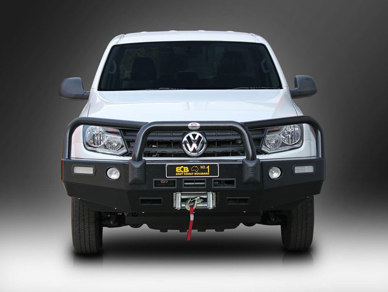 VOLKSWAGEN AMAROK Winch Bullbar with Bumper Lights (07/10 to 08/16)