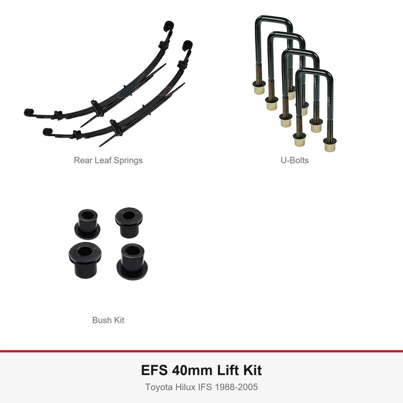 EFS 40mm Lift Kit - Suits Toyota Hilux IFS 1988-2005